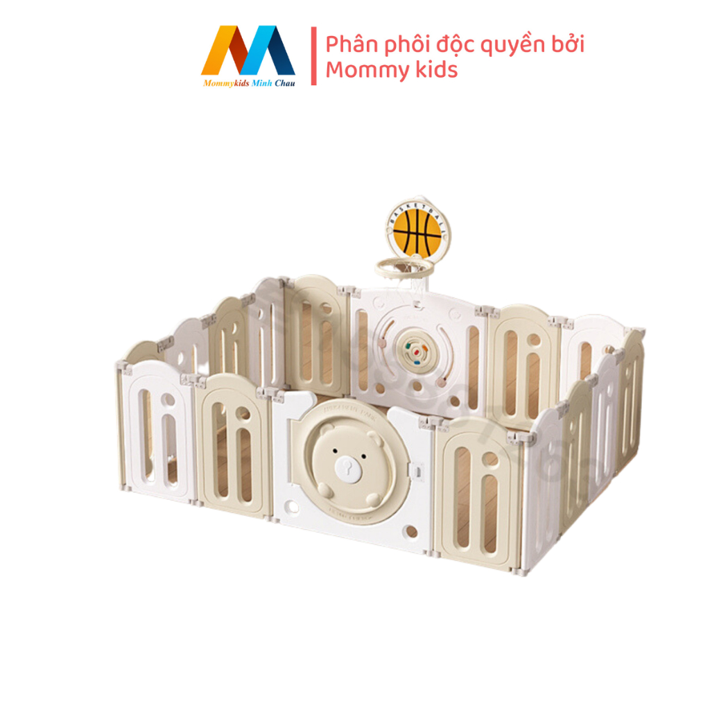 Quây cũi nhựa GẤP GỌN CAO CẤP NẶNG 35KG TẶNG 100 bóng 1 thảm, 1 COMBO NÉM BÓNG RỔ