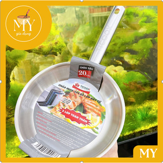 Chảo inox 304 ticook 3 đáy cao cấp xịn xò - chảo đáy từ inox 304 dùng mọi loại bếp