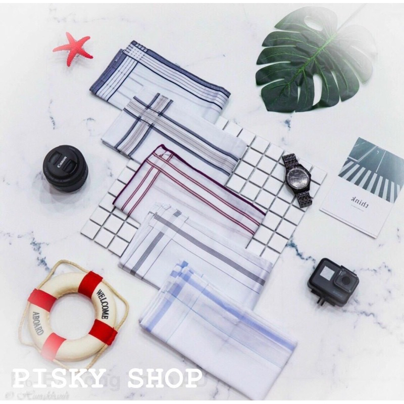 🙋🏻‍♂️ COMBO 6 CÁI KHĂN TỆP- KHĂN MÙI XOA DÀNH CHO NAM 🙆🏻‍♂️