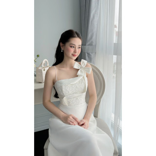 Đầm Thiết Kế CH31 Chất Liệu Vải Tafta Đính Cao Cấp - Đầm Dự Tiệc Sang Trọng Đủ Size SMLXL