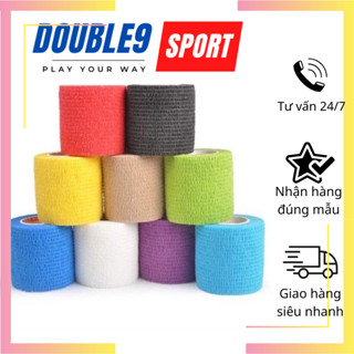 Hộp 24 cuộn băng cuốn cao su non thể thao quấn cổ chân đá bóng tự dính bó gối cổ tay ngón tay