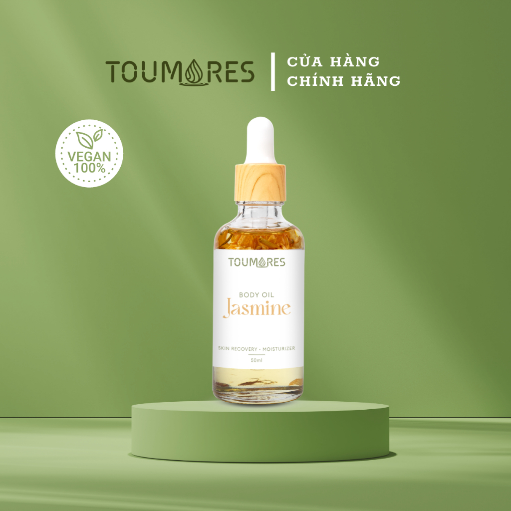Dầu dưỡng body cấp ẩm Toumores cho da ẩm mượt không nhờn rít, thấm nhanh, hương hoa lài nhẹ nhàng thư giãn | BigBuy360 - bigbuy360.vn