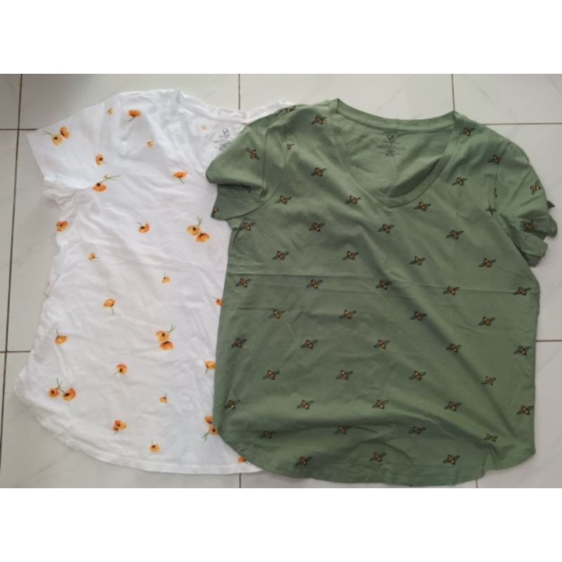 Áo thun nữ cổ tim bigsize