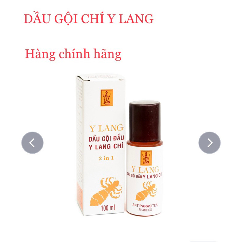 Dầu Gội Chí, Chấy Chai 100ml