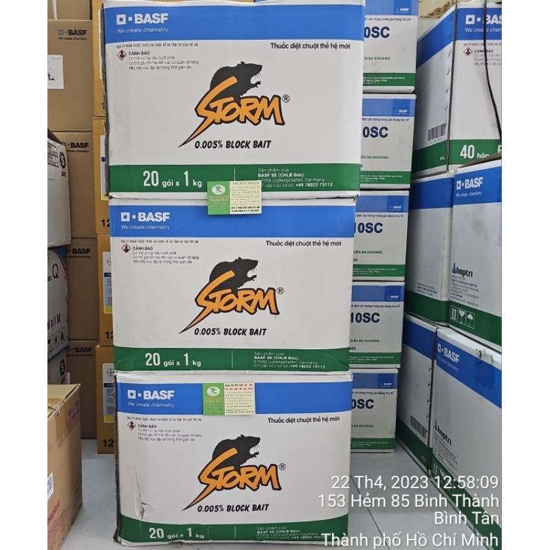 Combo 2kg Thuốc diệt chuột Storm cao cấp của Đức chuột ra sáng chết