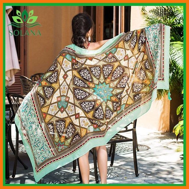 Khăn choàng đi biển Boho Vintage
