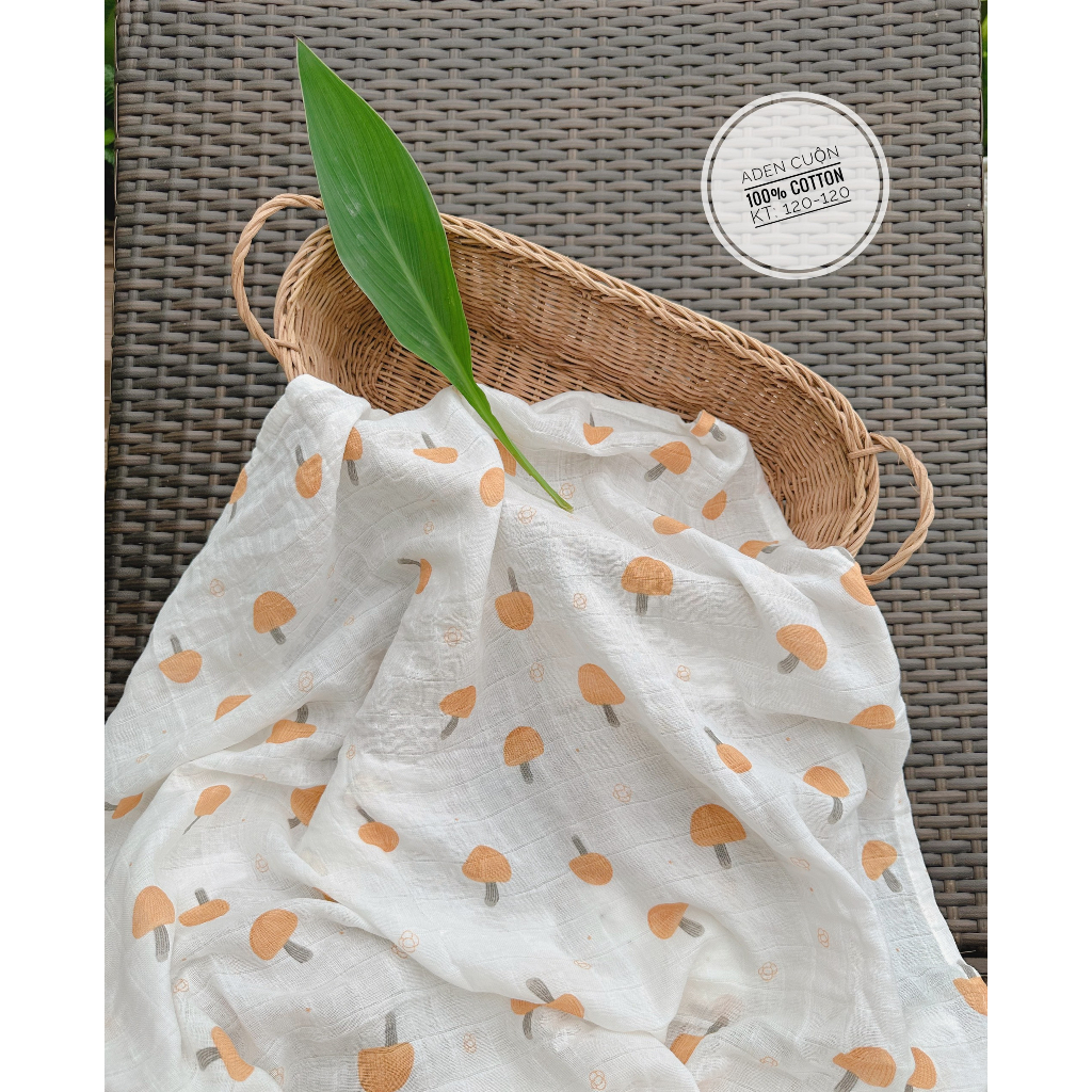Khăn Tắm Xô Muslin Leekids siêu mềm cho bé