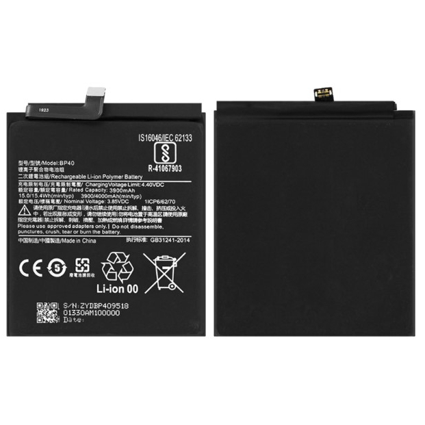 Pin Xiaomi Redmi K20 Pro / Mi9T Pro BP40 3900mAh | Tặng kèm tools