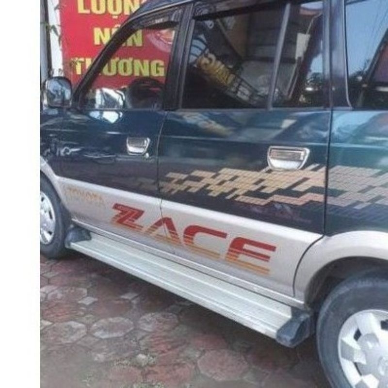 Tem dán sườn  xe  Toyoto Zace GL