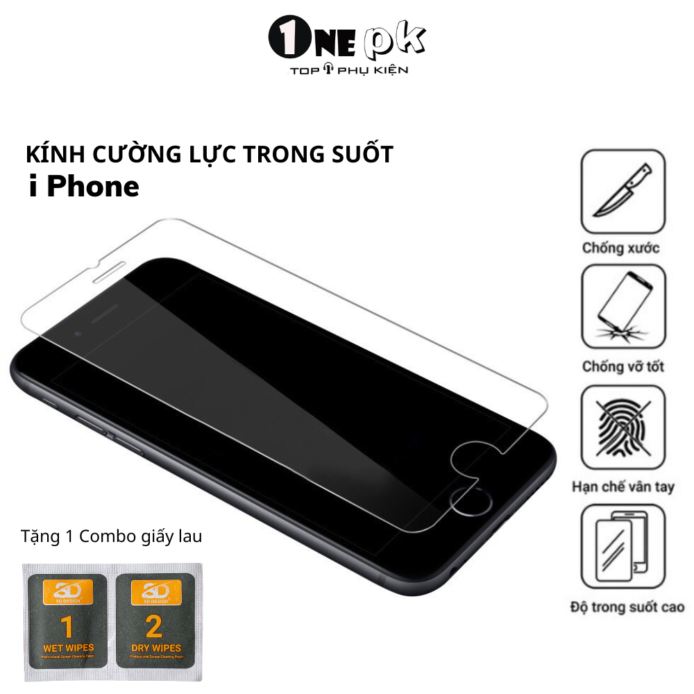 Cường Lực Trong Suốt Bảo Vệ Màn Hình Iphone