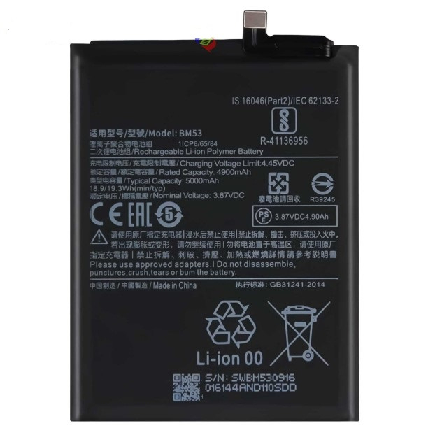 Pin Xiaomi Mi10T / Mi10T Pro BM53 5000mah | Tặng kèm tools