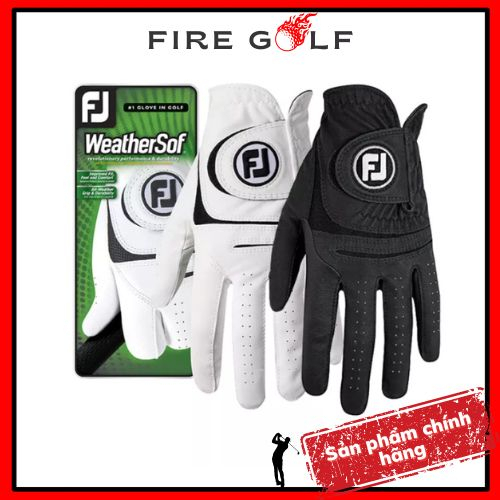 Găng tay chơi golf nữ (1 đôi) FootJoy weathersoft CHÍNH HÃNG nâng cao độ bền và độ bám dính