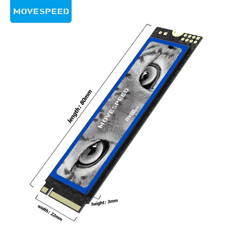 Ổ cứng ssd MOVE SPEED NVMe 256GB PCIe có DRAM Gen3x4 M.2 2280 - Full Box - (BH 36 Tháng),