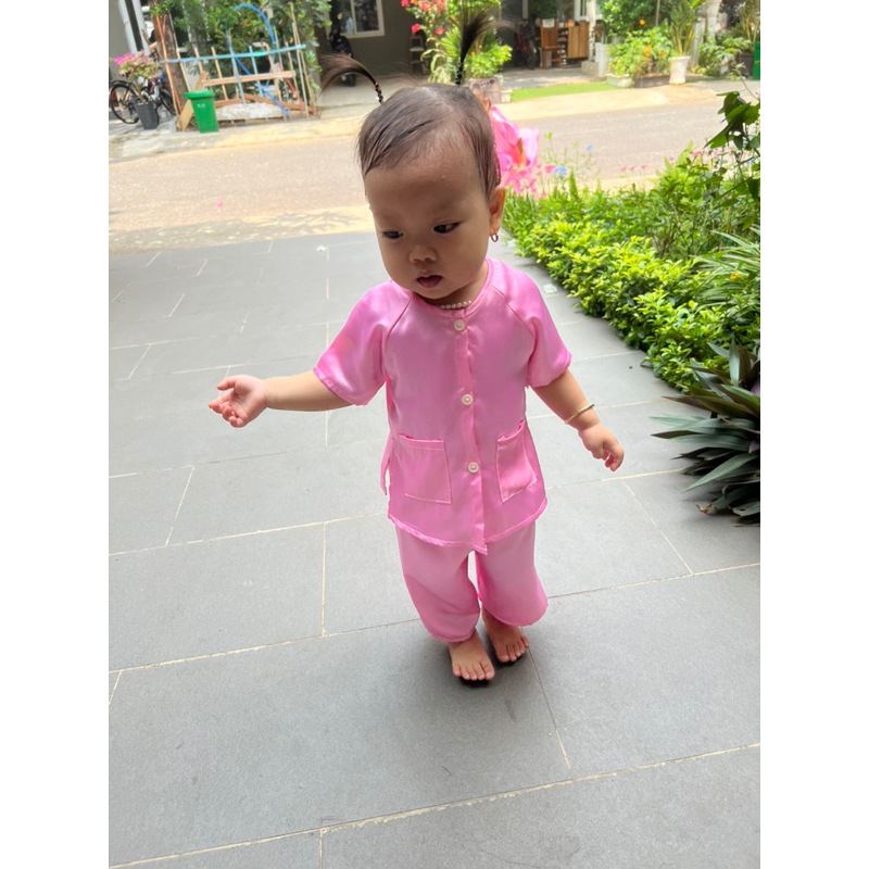 Bộ đồ Bà Ba cho bé trai bé gái Sam Gấu Shop, thoáng mát mềm mịn cho bé từ 7-30kg