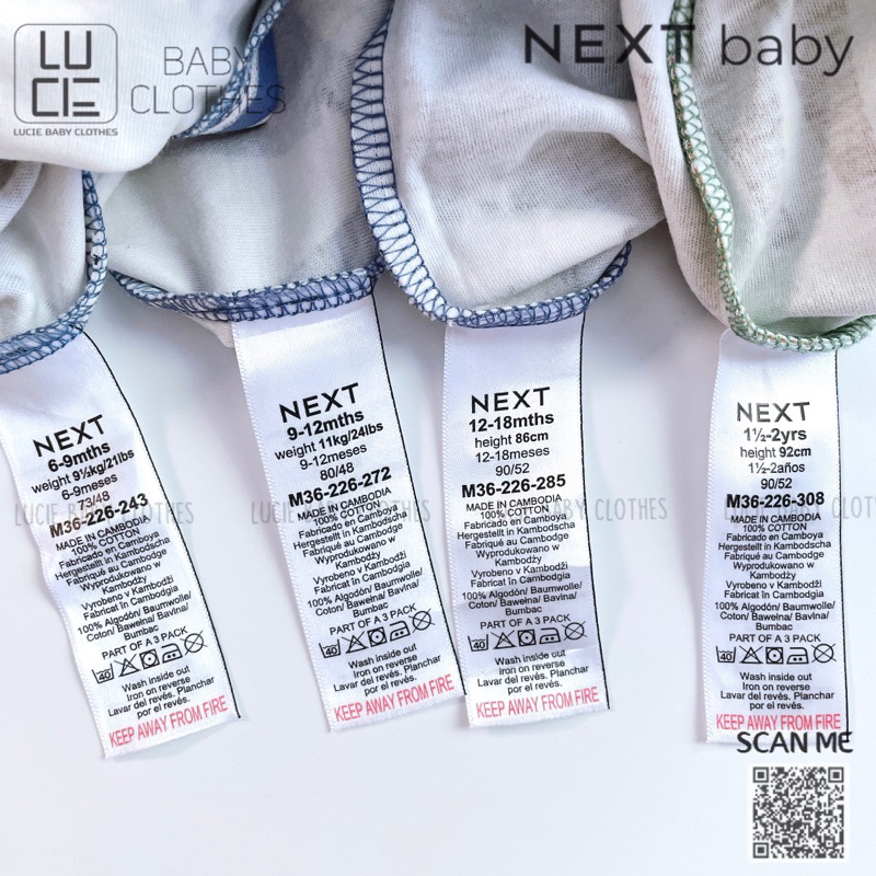 Bộ liền thân SLEEPSUIT HÃNG NEXT baby
