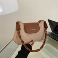 Túi xách nữ đeo vai thời trang nữ thanh lịch da vân nắp gài