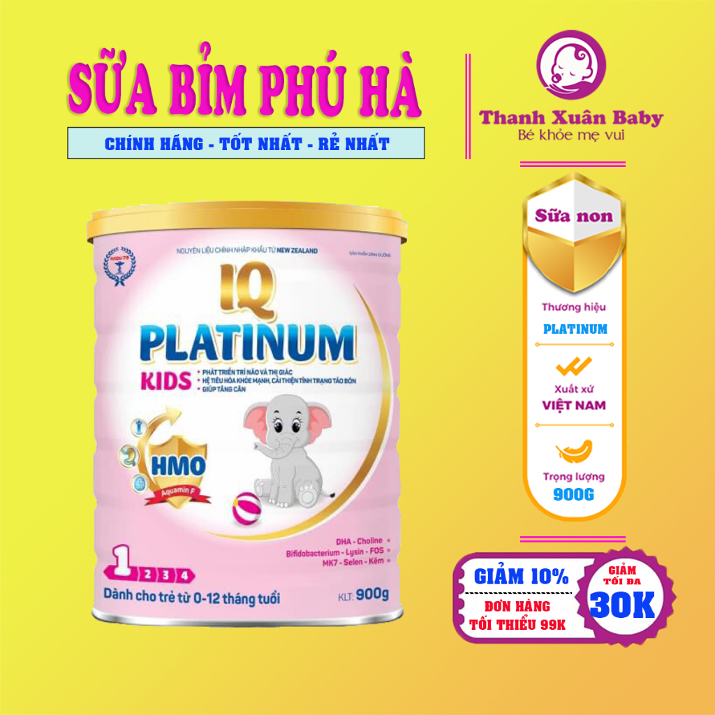 Sữa Bột IQ Platinum Kid Dành Cho Trẻ Từ 0-12 Tháng
