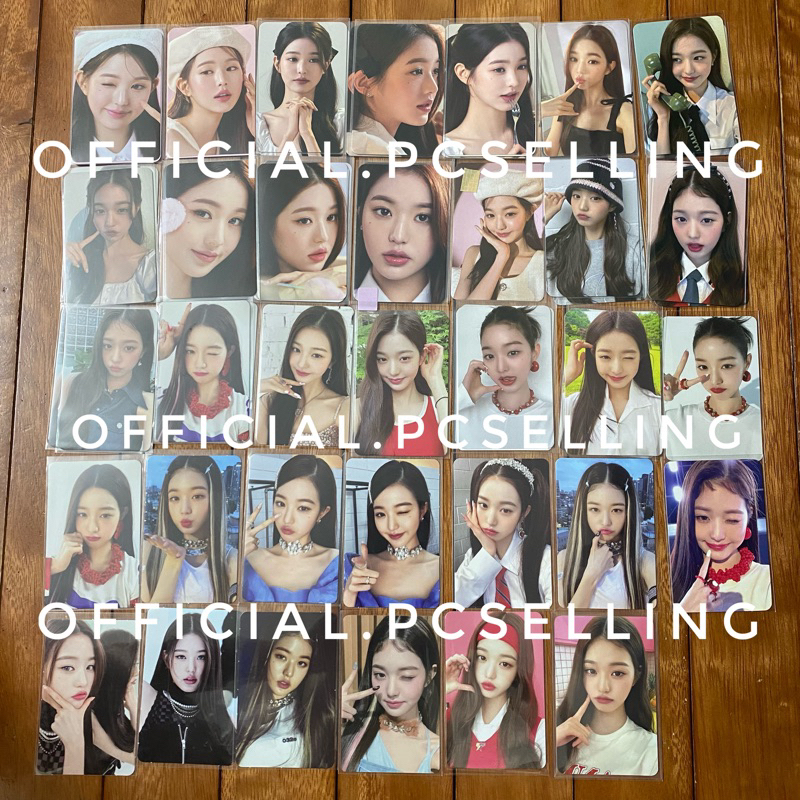 (ĐỌC KĨ MÔ TẢ) Photocard thẻ bài nhóm IVE chính hãng mặc định df