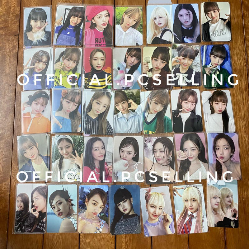 (ĐỌC KĨ MÔ TẢ) Có sẵn photocard thẻ bo góc nhóm IVE chính hãng mặc định df