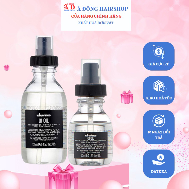 Tinh dầu DAVINES OI OIL cho tóc khô hư tổn (ITALY)