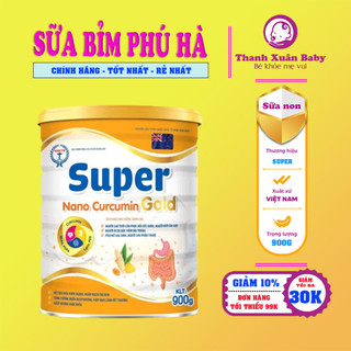 Sữa bột nghệ super nano curcumin 900g dành cho người trên 18 tuổi, người nhuận tràng, dạ dày