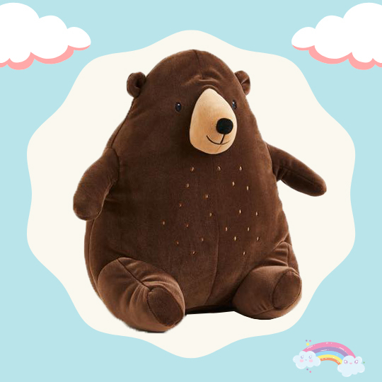 Gấu Bông Gấu Nâu HM Siêu Xinh Chất Liệu An Toàn Co Giãn 4 Chiều Siêu Xinh Cho Bé
