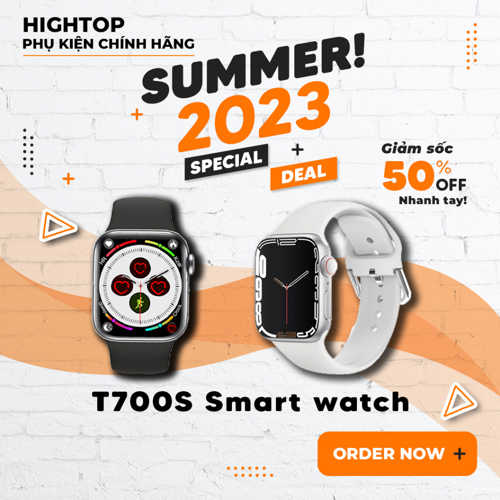Đồng hồ thông minh T700S đa chức năng, Smart Watch T700s, màn hình cảm ứng, đồng bộ với điện thoại hỗ trợ nghe gọi