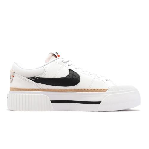 Giày_Nike Court Legacy Lift - *Black/White* -, Giày Sneaker viền đen chuẩn hàng chính hãng, full bill box