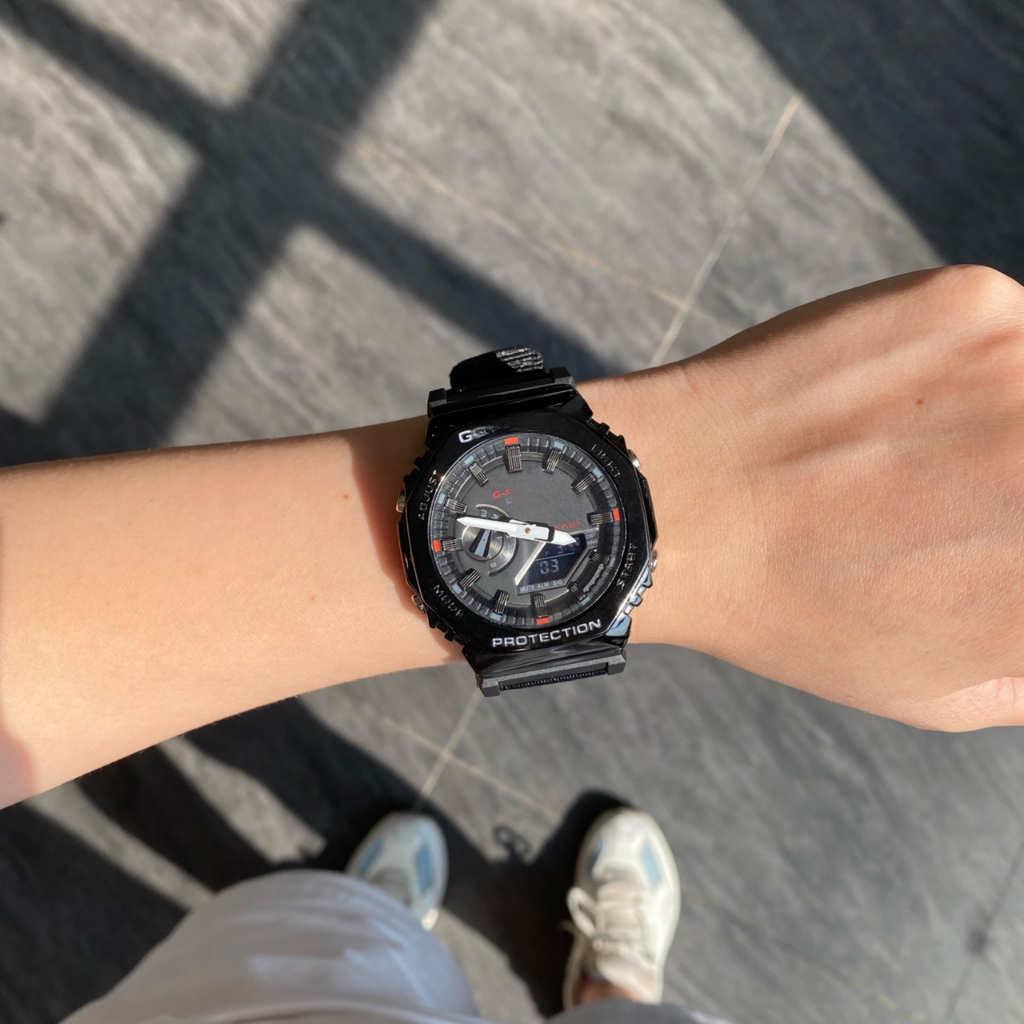 Đồng hồ nam G.M 2100 dây dù bụi bặm| G.M 2100| Fullbox tặng thêm dây