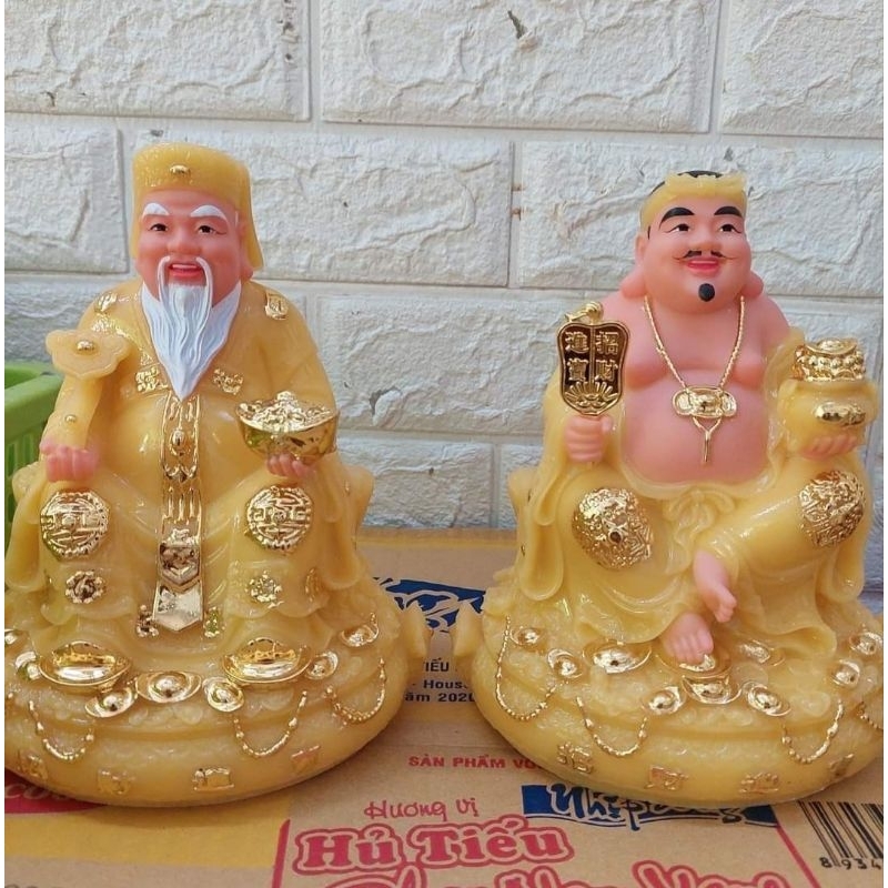 bộ tượng thần tài thổ địa đá