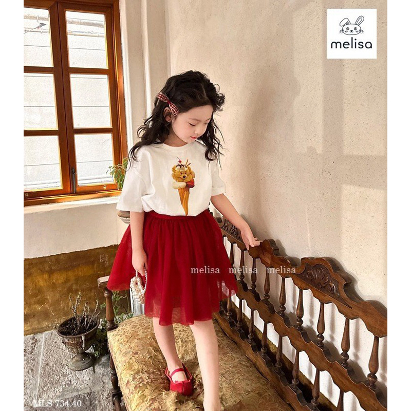 MLS 734 Set đầm công chúa Melisa cho bé cực xinh