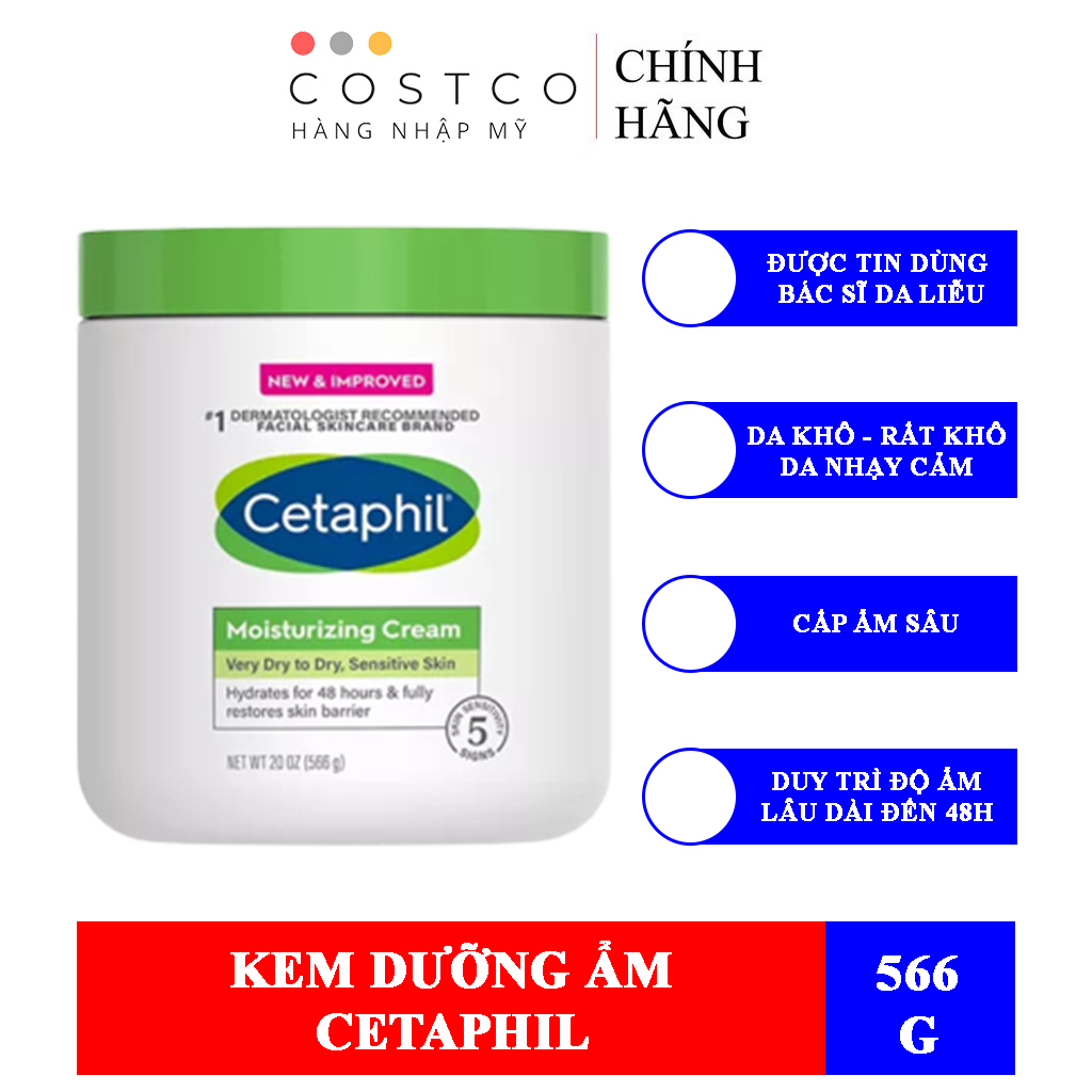Kem Dưỡng Ẩm Cetaphil Moisturizing Cream (1 Hủ/566g)