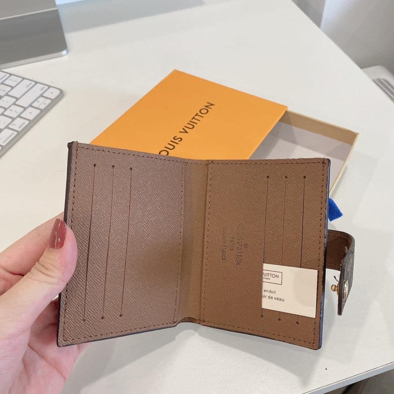 Túi ví mini lv để thẻ fullbox xịn sò nhìu ngăn