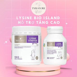 Lysine bio island hỗ trợ tăng chiều cao cho bé, lysine dạng bột/viên tyri store