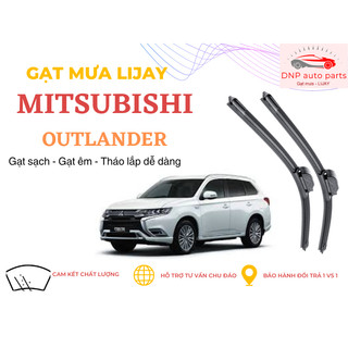 Gạt mưa ô tô LIJAY cho MITSUBISHI Outlander - Silicon thân mềm chính hãng