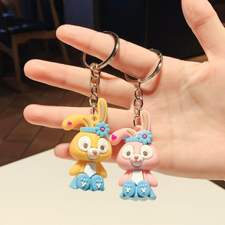 Móc khoá thỏ con đáng yêu 4 màu