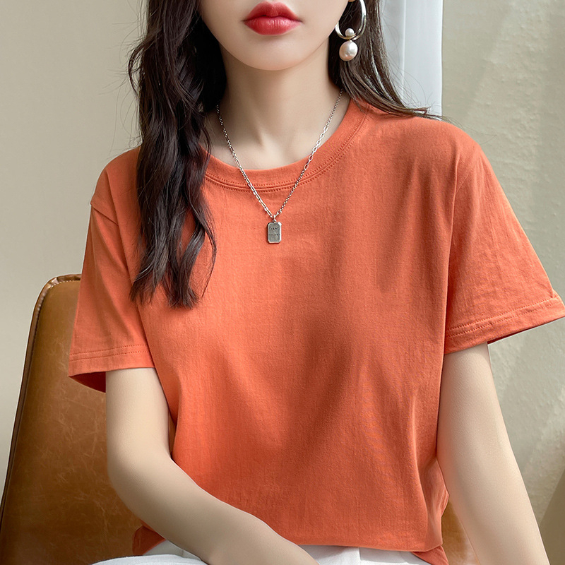 Áo Thun Trơn nữ 100% Cotton freesize NEONVN, áo thun nữ xinh hàn quốc