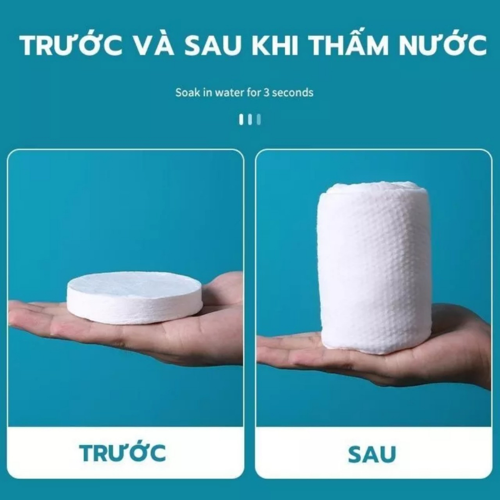 Khăn tắm nén du lịch, khăn spa viên nén