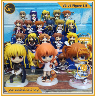 Mô hình Magical Girl Lyrical Nanoha chính hãng, 03 loai mô hình Nendoroid Petite, mini figure, Chibi figure Ichiban Kuji