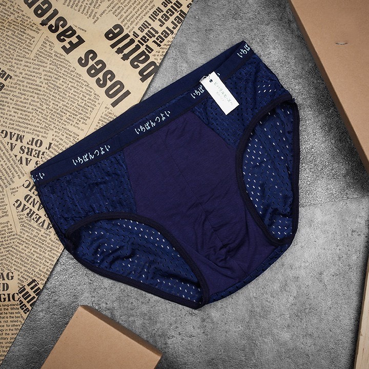 Hộp 5 Quần Lót Nam Chéo Thông Hơi Xuất Nhật Mới