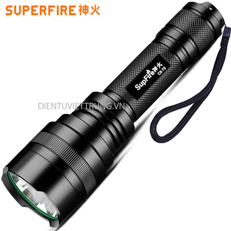 Đèn Pin Siêu Sáng SUPERFIRE C8-T6