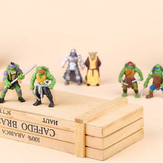 Bộ 6 Tượng Ninja Rùa Đột Biến Size 5cm - Đồ Chơi hoạt hình - Đồ Trang Trí Nhỏ, Đồ Trang Trí Sáng Tạo