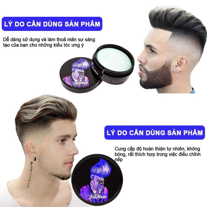Sáp vuốt tóc nam BLUMAAN Khỉ Đột - Giữ nếp tóc Cực Đỉnh