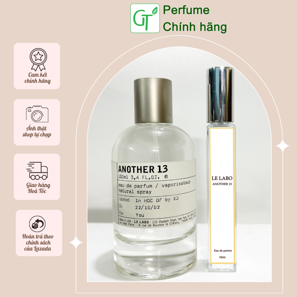Nước Hoa Mini Unisex Le Labo Another 13 - Chai Chiết 10ml - Eau de Parfum