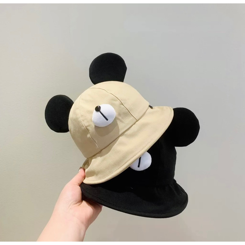 Mũ Tai Bèo Có Tai Gấu Trắng 🐻‍❄️ 1-5 tuổi Chống Nắng Họa Tiết Gấu Siêu Dễ Thương Cho Bé