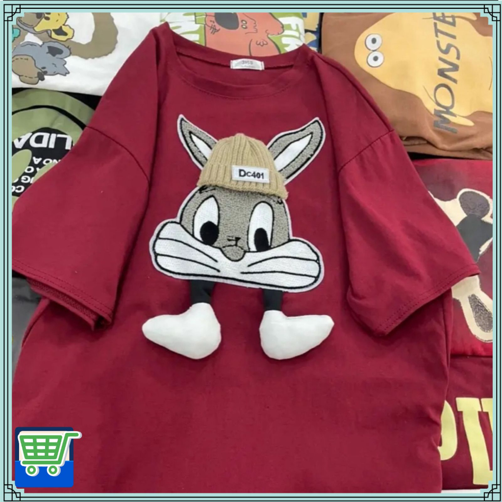 Áo thun nữ nam tay lỡ form rộng Oversize Unisex chất cotton siêu đẹp vải dày dặn mẫu hot 2023 | BigBuy360 - bigbuy360.vn