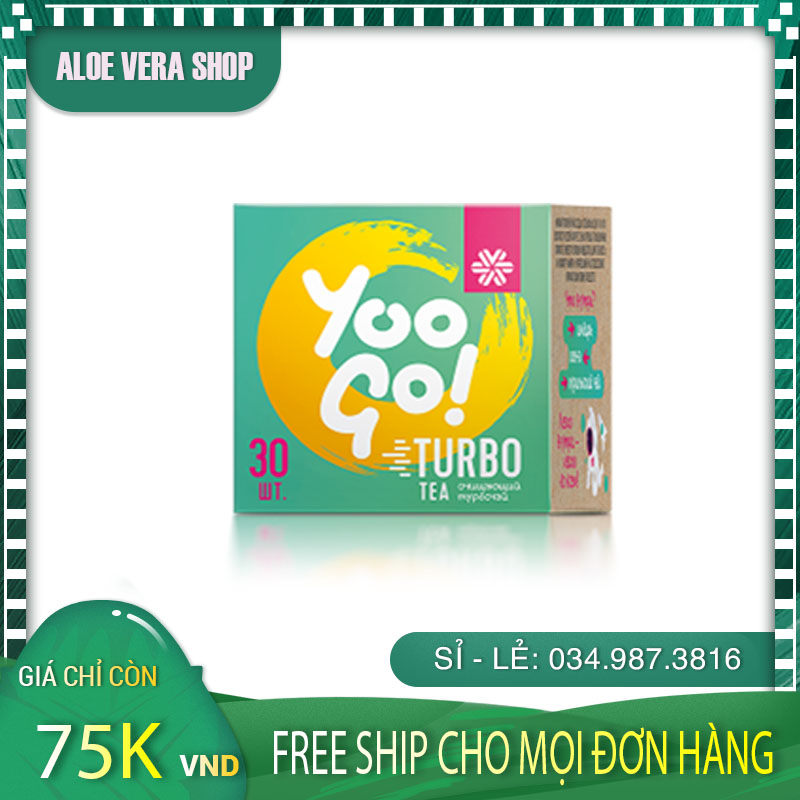 (RẺ VÔ ĐỊCH) Hộp Trà Thảo Mộc YOO GO Turbo Tea Body Siberian Nga Health - (30 túi 1 hộp) #tragiamcan