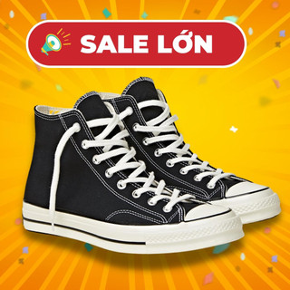 Giày converse 1970s cổ cao/cổ thấp, giày cv đen trắng, mũi bóng, chuẩn lót xanh clasic , full box