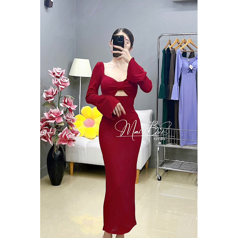 ĐẦM NƠ TAY LOE THIẾT KẾ