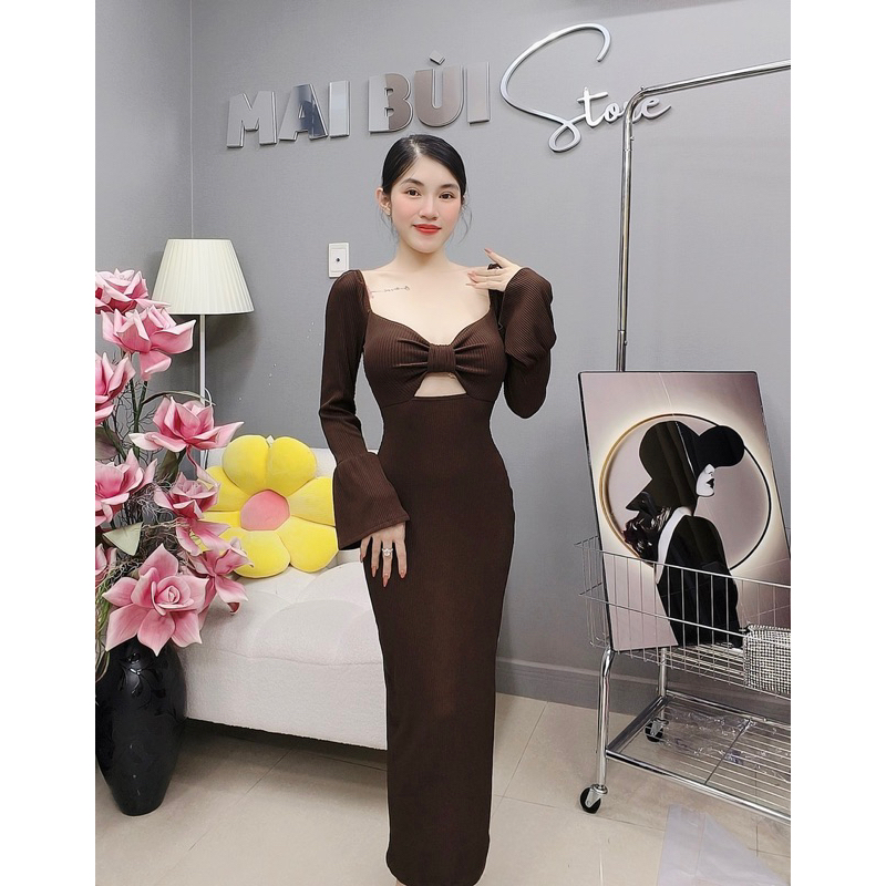 ĐẦM NƠ TAY LOE THIẾT KẾ